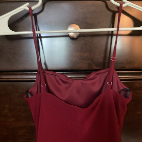 B Darlin fitted adjustable strap mini dress - Picture 3 of 3